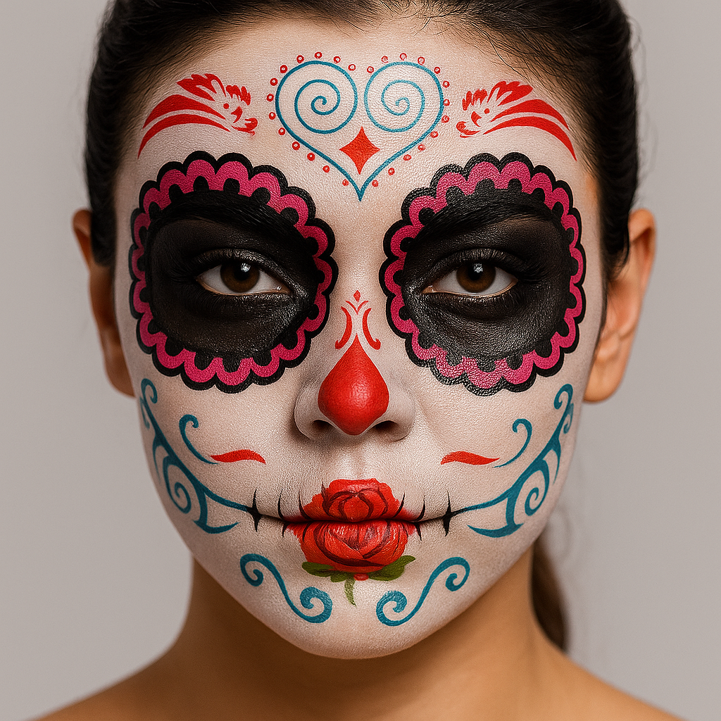 NUEVO SkullArt Makeup - Tatuaje Temporal Catrina