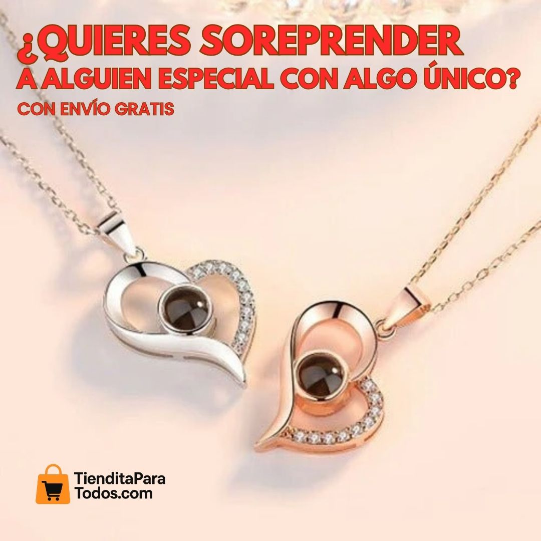 Collar Te Amo 100 Idiomas + CAJALUJO