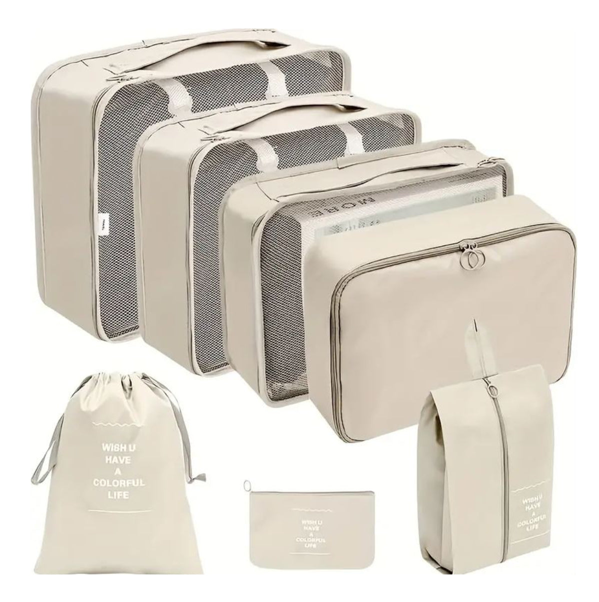 PackMaster™ - Kit de Bolsas de Viaje 7 pzas