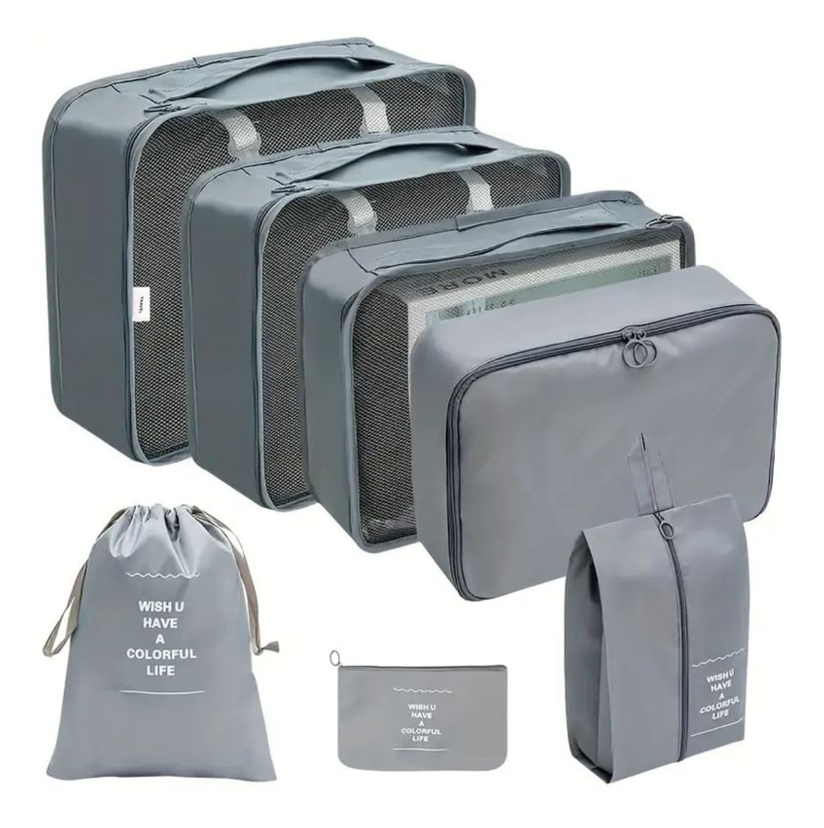 PackMaster™ - Kit de Bolsas de Viaje 7 pzas