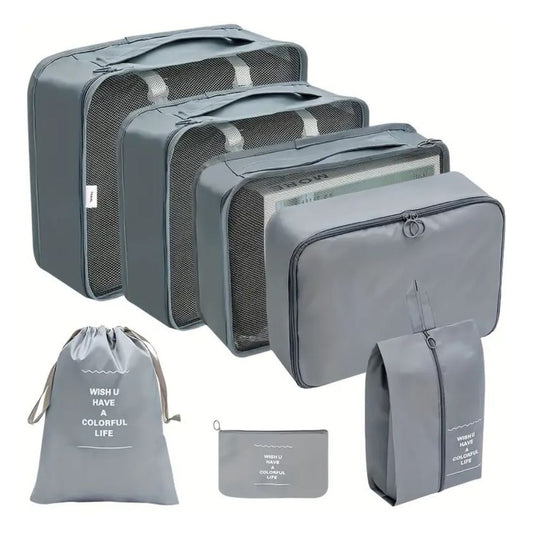 PackMaster™ - Kit de Bolsas de Viaje 7 pzas