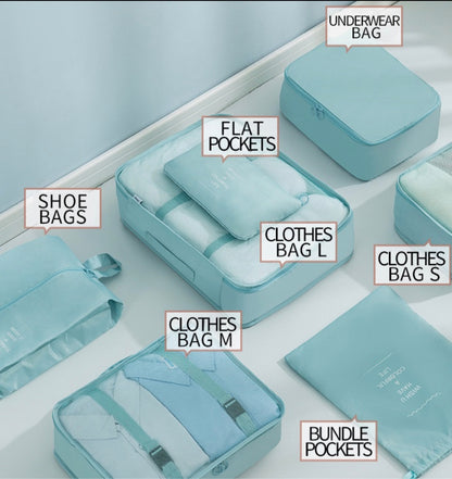 PackMaster™ - Kit de Bolsas de Viaje 7 pzas