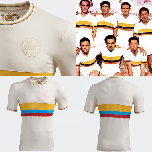 Camiseta Conmemorativa Colombia 100 Años (+Recibe Balón GRATIS!)